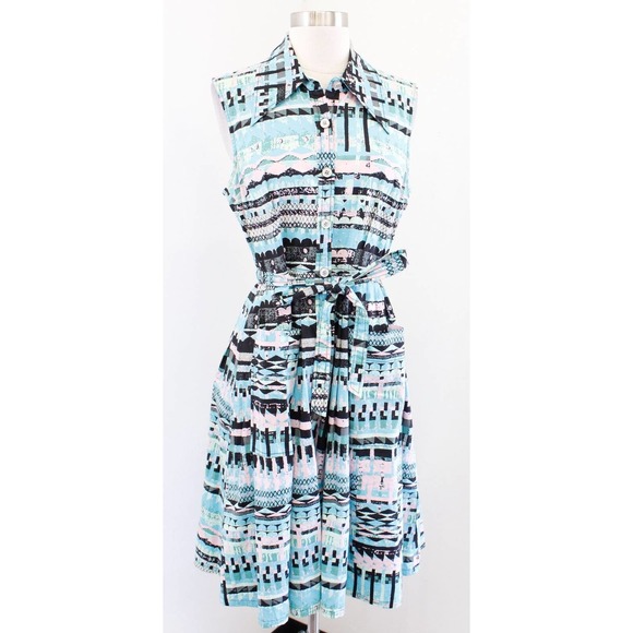 plenty by tracy reese long-sleeve tie-front mini shirt dress Plenty by Tracy Reese Long-Sleeve Tie-Front Mini Shirt Dress
